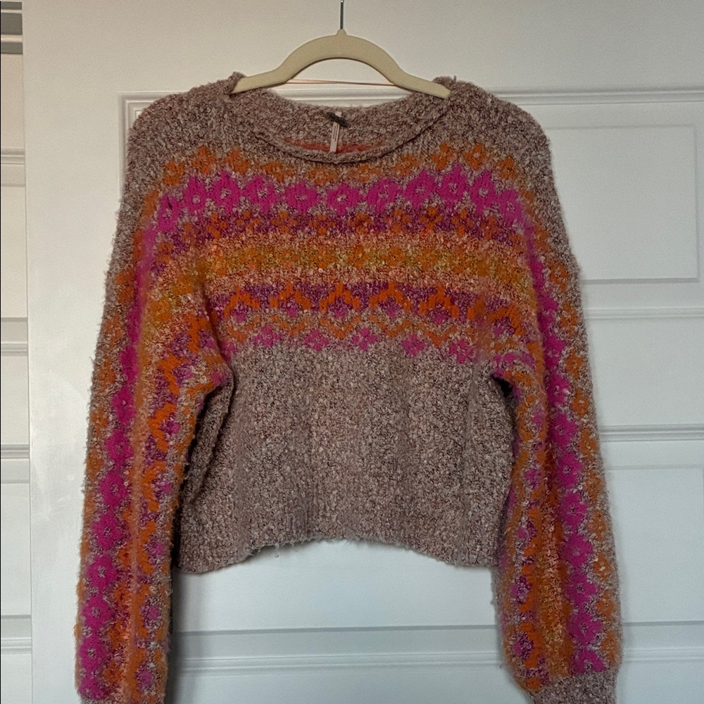Free People Patterned Sweater